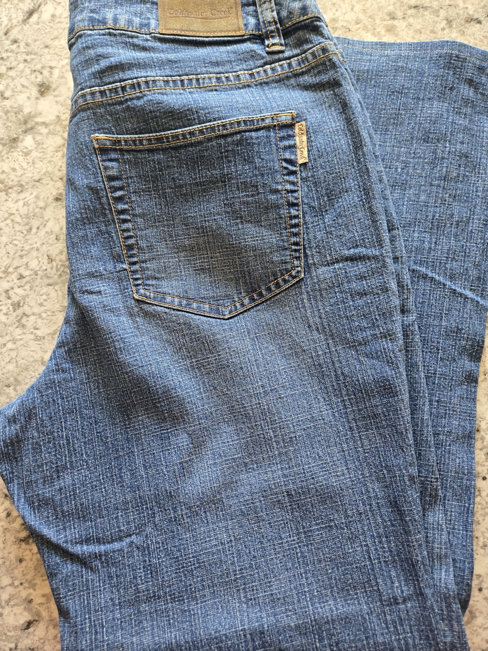Coldwater Creek Women's Straight-Leg Blue Denim Jeans